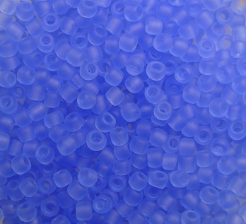 TR-11-0013F Toho rocailles 11-0 Transparent Frosted light Sapphire color 13F