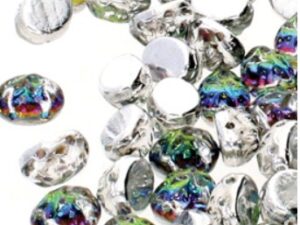 BQ2Cab-OV-00030-28102 Ovale Baroque 2-Hole Cabochon 8×6 Backlit Utopia 20 Pc.