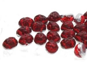 BQ2Cab-OV-90080-29801 Ovale Baroque 2-Hole Cabochon 8×6 Backlit Rubysol 20 Pc.