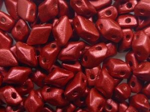 MGD-00030-01890 Matte Metallic Lava Matubo Mini GemDuo's, 6x4 mm 5 gr