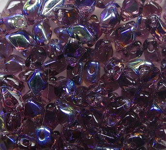 MGB-20060-28701 Amethyst AB Matubo Mini Gemduo color X20060