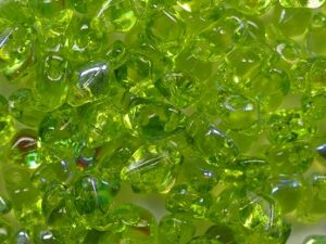 MGD-50230-28701 Olivine AB Matubo Mini GemDuo's, 6x4 mm 5 gr