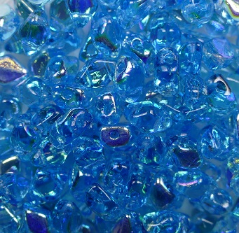 MGB-60020-28701 Aquamarine AB Matubo Mini Gemduo color X60020