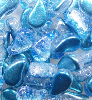 PD-24706 Paisley Duo Beads 8x5 mm Slushy Energy color 24706