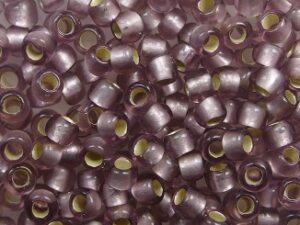 TR-08-0026F Frosted Silver Lined Light Amethyst - Afbeelding 1