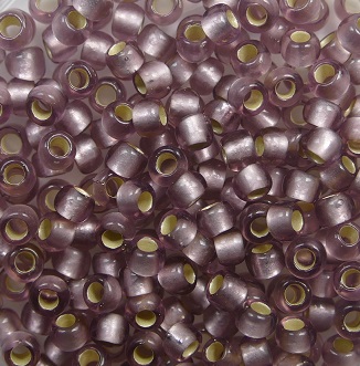 TR-08-0026F Toho rocailles 8-0 Silver Lined Frosted Light Amethyst color 26F