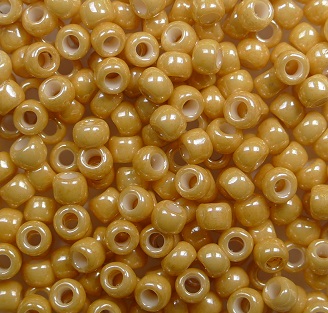 TR-08-0123D Toho rocailles 8-0 Opaque Lustered Dark Beige color 123D