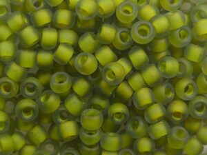 TR-08-0246FM Frosted Inside Color Black Diamond Opaque Yellow Lined - Afbeelding 1