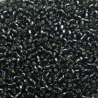 TR-15-0029C Toho rocailles 15-0 Silver Lined Dark Black Diamond color 29C