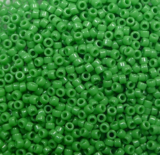 TR-15-0047D Toho rocailles 15-0 Opaque Shamrock color 47D