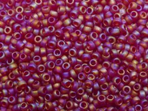 TR-15-0165CF Transparent Rainbow Frosted Ruby