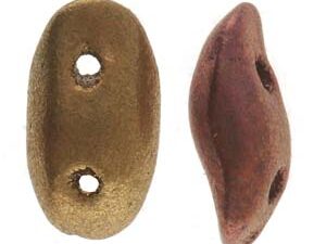 WAV-00030-01620 Wave Beads Matte Metallic Gold Copper Iris 5 gram - Afbeelding 1