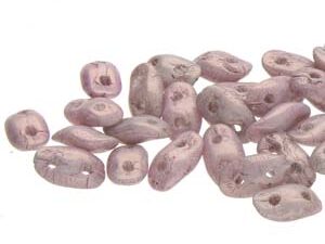 WAV-03000-15726 Wave Beads Chalk White Lila Vega Luster 5 gram - Afbeelding 2