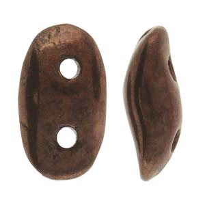 WAV-23980-14415 Wave Bead 7x3mm Jet Dark Bronze color 23980-14415-detail