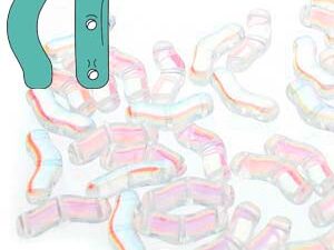 BrB-00030-28701 Bridge Beads Crystal AB 5 gram - Afbeelding 1