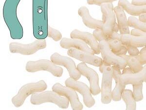 BrB-03000-65401 Bridge Beads Chalk White Honey Drizzle 5 gram - Afbeelding 1