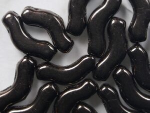 BrB-23980-14415 Bridge Beads Jet Bronze 5 gram - Afbeelding 2