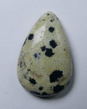 DJ-1 Natuursteen Dalmatian Jasper 27x18x7 mm