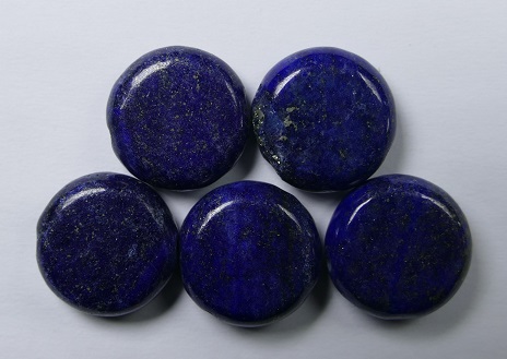 LLCB Natuursteen lapis Lazuli Coin Bead 16×6 mm