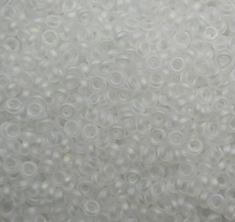 M-SPR-2-0131FR Miyuki Spacer beads, 2,2×1 mm, Matte Crystal AB, kleurnummer 131FR