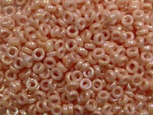 M-SPR-2-0596 Opaque Luster Salmon Miyuki Spacer beads 2,2x1 mm