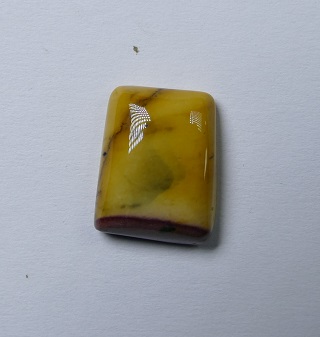 MOO-02 Natuursteen Mookaite 14x11x5 mm
