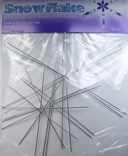 WSassort snowflake wire variatiepack assorted