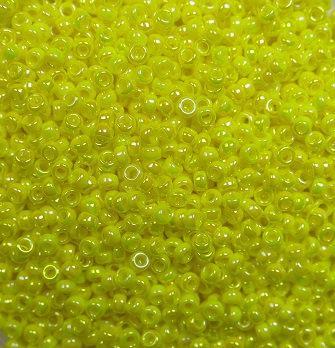 m-15-472 Miyuki rocailles 15-0 Opaque Yellow AB color 472