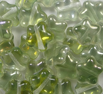 0100608 Star Beads 8 mm Crystal Viridian color 00030-23601