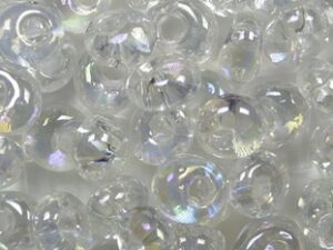 TM-5-0161 Transparent Rainbow Crystal Magatama 5 mm. TOHO - Afbeelding 1