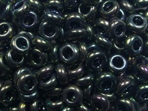 TN-06-0508 Higher Metallic Iris Olivine TOHO Demi Round