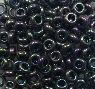 TN-06-0509 Toho Demi Round 6-0 Higher-Metallic Purple-Green Iris color 509