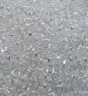 TN-08-0101 Toho Demi Rounds 8-0 Transparent Lustered Crystal color 101