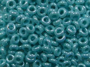 TN-08-0132 Opaque Lustered Turquoise TOHO Demi Round