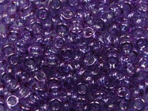 TN-08-0205 Gold Lustered Dark Amethyst TOHO Demi Round - Afbeelding 1