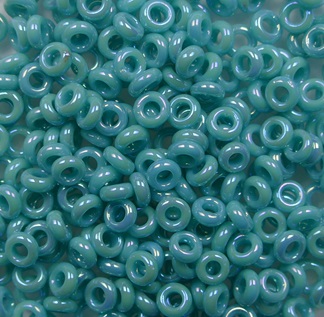 TN-08-0413 Toho Demi Rounds 8-0 Opaque-Rainbow Turquoise color 413