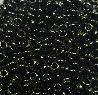 TN-08-0422 Toho Demi Rounds 8-0 Gold-Lustered Dark Chocolate Bronze color 422