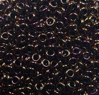 TN-08-0501 Toho Demi Rounds 8-0 Higher-Metallic Cinnamon Bronze color 501