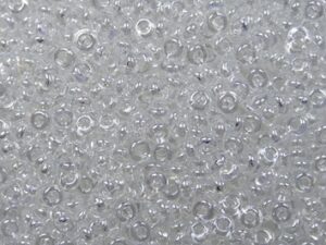 TN-11-0101 Transparent Lustered Crystal TOHO Demi Round - Afbeelding 1