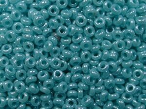 TN-11-0132 Opaque Lustered Turquoise TOHO Demi Round - Afbeelding 1