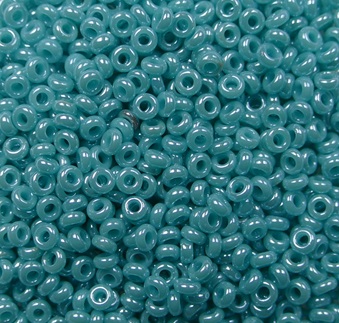 TN-11-0132 Toho Demi Rounds 11-0 Opaque Lustered Turquoise color 132