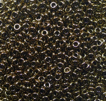 TN-11-0223 Toho Demi Rounds 11-0 Antique Bronze color 223 TN-11-0223 Antique Gold TOHO Demi Round