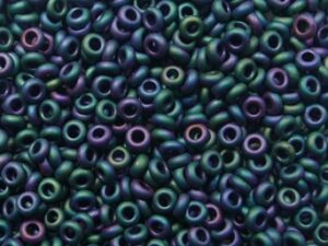 TN-11-0706 Matte Color Iris Teal TOHO Demi Round - Afbeelding 1