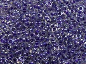 TN-11-0774 Inside Color Rainbow Crystal Grape Lined TOHO Demi Round - Afbeelding 1