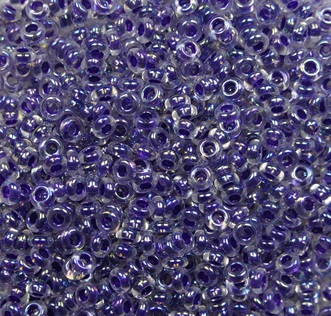 TN-11-0774 Toho Demi Rounds 11-0 Inside-Color Rainbow Crystal-Grape Lined color 774