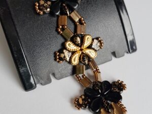KIT Aylia Bracelet, Goud Bronze Zwart, by Cora Sparidaans KIT