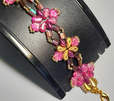 kit aylia bracelet goud roze