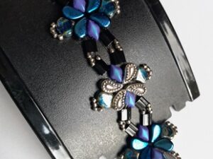 KIT Aylia Bracelet, Zilver-Blauw, by Cora Sparidaans KIT