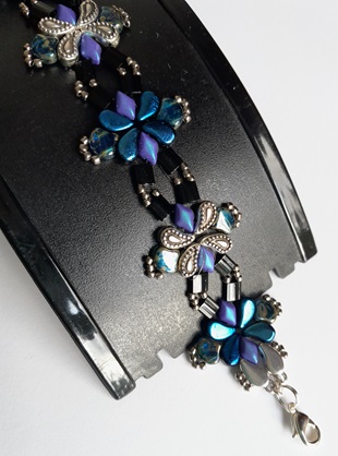 kit aylia bracelet zilver-blauw