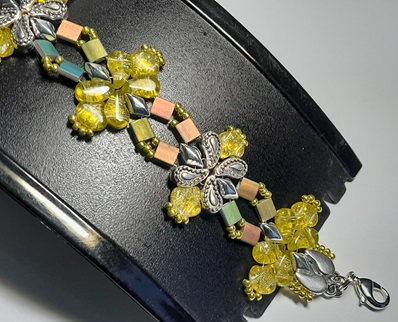 kit aylia bracelet zilver-lime